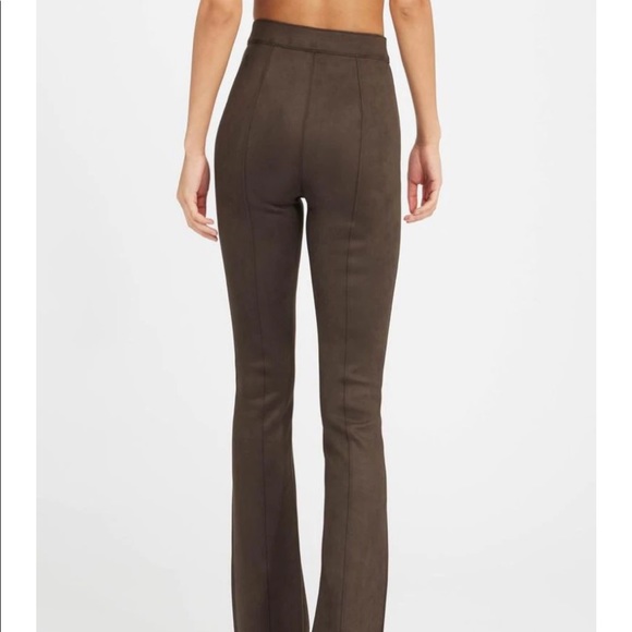 Spanx Faux Suede Flare Pants - Picture 3 of 4